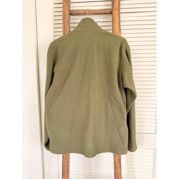 Patagonia Synchilla Fleece Pullover Jacket Olive Green Outdoor - Picture 2 of 3